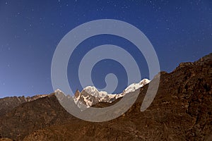 Mountains of Karakorum range in gilgit Baltistan