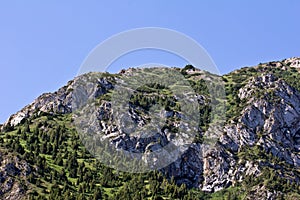 Mountains in Kazakhstan as a background