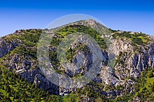 Mountains in Kazakhstan as a background