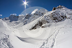 Mountains of Krasnaya Polyana, Sochi, Russia