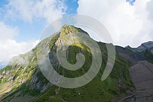 Mountains of Krasnaya Polyana Sochi on a summer day