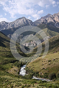 Mountains of Kyrgyzstan.