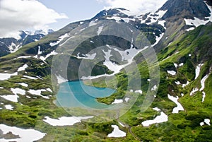 Mountains Lake in Alaska