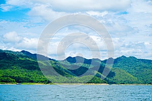 Mountains lake river sky and natural attractions