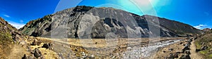 Mountains of the Landmannalaugar, Iceland panoramic view