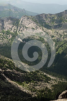 Mountains landscape in national park Ergaki