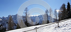 Mountains landscape panorama