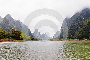 Mountains at the LiJiang river