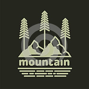 Mountains logo templates