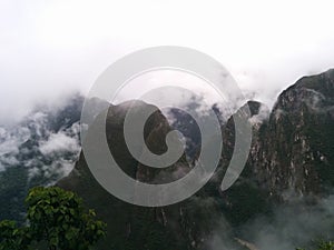 Mountains at Machu Picchu