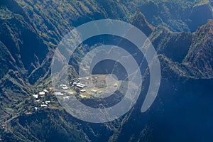 Mountains of Mafate at Reunion Island