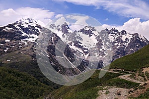 Mountains of Main Caucasian ridge