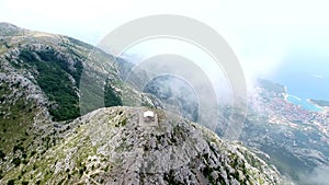 Mountains of the Makarska birds eye view, Croatia