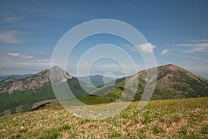 Pohorie Malý Rozsutec, Veľký Rozsutec, Stoh, pohľad zo Steny, národný park Malá Fatra, Slovensko