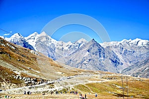 Mountains at Manali in Himachal Pradesh