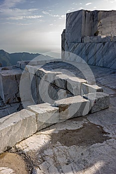 Mountains and Marble Quarry