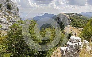 Mountains massif Alburni