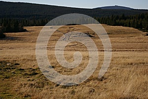 Mountains, meadows, summer.