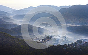 Mountains And Mist At the morning