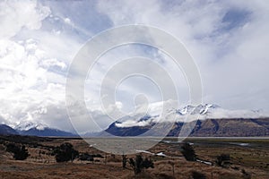 Mountains of Mount Cook National Park , New Zealand