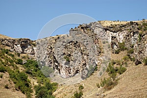 Mountains in Nagorno Karabakh, Artsakh, between Armenia and Azerbaijan