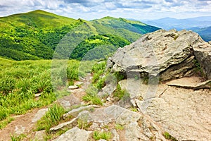 Mountains nature rocks way landscape Carpathians Poland