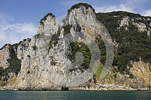 Mountains near the Caballo lighthouse, Cantabria