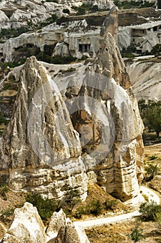 Mountains near Goreme, Cappadocia, Turkey