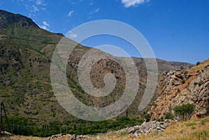 Mountains near Noravank complex in Amaghu Valley, Vayots Dzor Province, Armenia