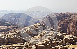 Mountains near Petra. Jordan.