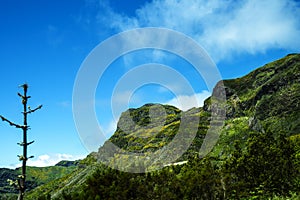 The Mountains in the north of the Island of Madeira