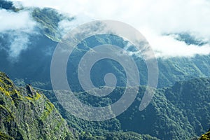 The Mountains in the north of the Island of Madeira