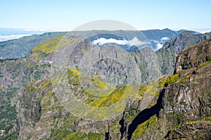 The Mountains in the north of the Island of Madeira