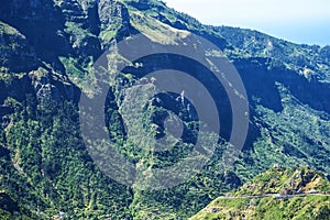 The Mountains in the north of the Island of Madeira