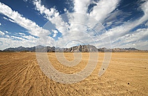 Mountains of nubian desert