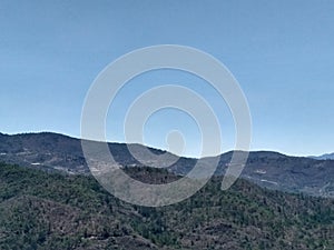 Mountains in Oaxaca Mexico photo