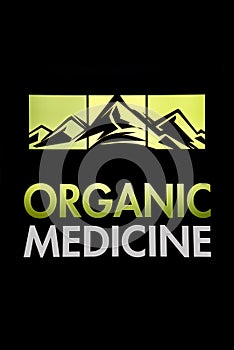 Mountains with Organic Marijuana Medicine