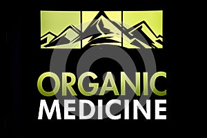 Mountains with Organic Marijuana Medicine
