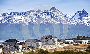 Mountains over Ushuaia, Argentina.