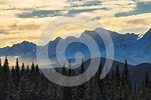 Mountains in Peter Lougheed Provincial Park, Alberta