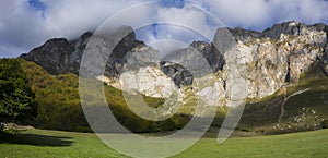 Mountains in the Picos de Europa park.