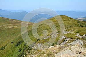 Mountains in Poland (Bieszczady)