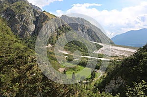 Mountains of the region called carnia in Italy