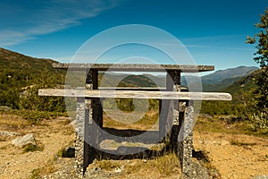 Mountains rest place. Norwegian route Sognefjellet