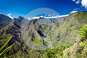 Mountains on Reunion Island photo
