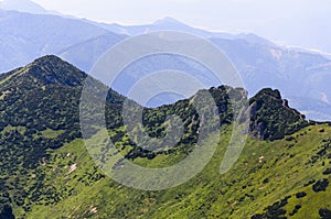 Mountains ridge in National park Mala Fatra