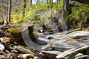 Mountains, Rivers, Rocks, Trees