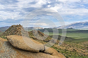 Mountains Rock Valley Mongolia