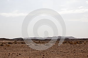 Mountains, rocks and hills of Judean desert in Israel, Middle East landmarks of Old Testament Bible times. Aerial view