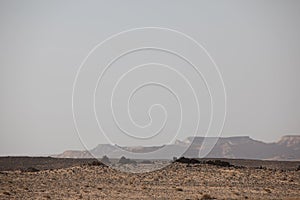 Mountains, rocks and hills of Judean desert in Israel, Middle East landmarks of Old Testament Bible times. Aerial view